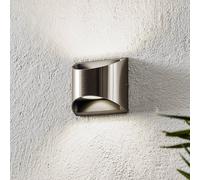 Eco-Light Applique da esterni LED Dodd, semicircolare, acciaio inox Eco-Light