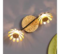Eco-Light Applique LED Bloom 2 luci oro Eco-Light