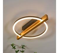 Eco-Light Plafoniera LED Tovak, pino, 39 cm, legno, dimmerabile Eco-Light