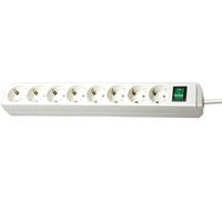 Eco-Line Euro 8 Gang Estensione, 3m, Bianco - BRENNENSTUHL