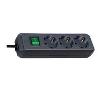Brennenstuhl Eco-Line Steckdosenleiste con Schalter 3-compartimenti 1152900