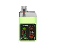 ECO NANO PRO Kit Va-poresso Batteria 1000mAh (Verde smeraldo) Modalità Potenza/ECO Flusso d'aria regolabile 6 ML Cartuccia ECO Nano Resistenze integrate E-Cigarette Originale - No Nicotine