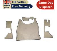 Eco Pelle Beige Opaco Set per DAF Xg 2022 + Rhd - Pavimento & Motore Cover