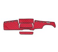 ECO PELLE CRUSCOTTO ROSSO PUNTO ROSSO TAPPETINI PANNELLO COPERTURA TRUCK...