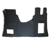 Eco Pelle Nero Rhd Pavimento Cover Tappetini Blu Punto Mercedes Actros MP4 Auto
