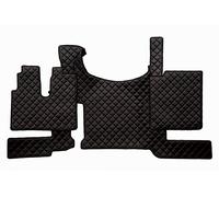 Eco-Pelle Tappetini per Man Tgx 2021 + Con Adr-Bodenbremse Nero/Rosso Fili