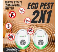 ECO PEST 2X1 ORIGINALE come eliminare gli insetti in casa prodotti piccoli per