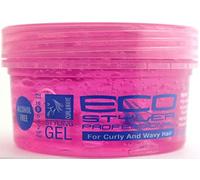 Eco Professional Curl & Wave Styling Gel Tenuta Salda Tutti i Tipi di Capelli 8 Oz Rosa