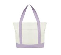 Eco Right Canvas Tote Bag for Women with Zip & Inner Pocket, 100% Organic Cotton Tote Bags for Men, Shopping, Beach