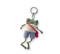 Eco Right Portachiavi all'uncinetto donna - Simpatico set di ciondoli per borse e portachiavi, portachiavi e accessori all'uncinetto estetici