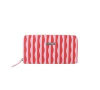 Eco Right - Portafoglio da donna in tela 100% cotone biologico, con cerniera, porta carte e tasca per telefono, portamonete e regali da donna, Cherry Tides (neve di anguria), One Size