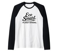 Eco Smart Planet Strong - Regalo Ecologico Ecologico Maglia con Maniche Raglan