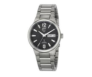 ECO Tech Time, Solar Drive Funk Everest II, orologio da uomo in titanio EGT-11321-21M