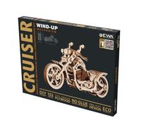 Eco Wood Art EWA043 Modello 3D in Legno - Motocicletta Cruiser