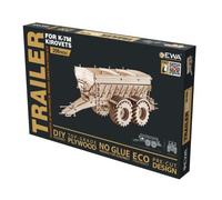 Eco Wood Art EWA107 Modello 3D in Legno - Rimorchio per Trattore Kirovets K-7M