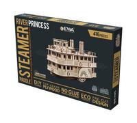EWA Eco-Wood-Art- Paddle Steamer, Colore Naturale