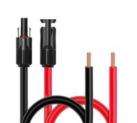 ECO-WORTHY Cavo solare 4mm² prolunga da 5 m, cavo fotovoltaico, spina solare, IP67, impermeabile Stecxianker (11 AWG/4 mm² 5 m)