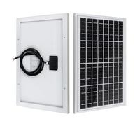 ECO-WORTHY Pannello solare 10 W 12 V Mono PV modulo solare per la ricarica di batterie da 12 V, adatto per cottage, tetto, giardino e roulotte, campeggio