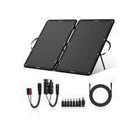 ECO WORTHY Pannello Solare Portatile 100W con Supporto Regolabile Pannello