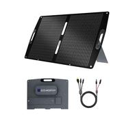 ECO-WORTHY Pannello Solare Portatile 100W, XT60Rack in un Unico Pezzo, ETFE, Silicio Monocristallino, Fino al 23% di Efficienza per RV,Campeggi, Giardini,Stazioni di Alimentazione, Esterni