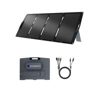 ECO-WORTHY Pannello Solare Portatile 200W, XT60, Rack in un Unico Pezzo, ETFE, Silicio Monocristallino, Fino al 23% di Efficienza per Stazioni di Alimentazione, RV, Esterni, Campeggi, Giardini