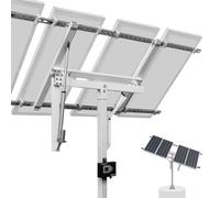 ECO-WORTHY Supporto Pannello Solare a Singolo Asse con Sistemi di Tracciamento (Aumento del 30% Della Potenza) con Controller Tracker,Alta Stabilità, Adatto per Giardini,Fattoria