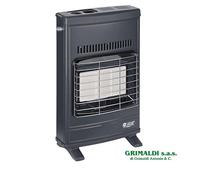 Sicar Eco 40 Stufa Infrarossi 4200 W A Metano In Lamiera Grigia