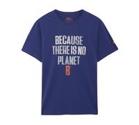 Ecoalf T-shirt MINA manica corta con stampa frontale viola uomo