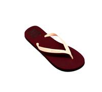 Ecoalf Mar Flip Flop Woman Burgundy bianco