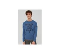 Ecoalf San Diego Because Sweatshirt Man Ocean Blue blu