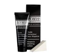 Ecobell Fluido Correttore Alopecia Waterproof 50 ML - Mascara Colorato per Capelli (Castano Scuro)