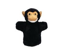 EcoBuddiez Bambola a mano - Scimpanzé di Deluxebase. Scimpanzé peluche per bambini Eco-Friendly Animal Toy Bambola per Pretend Play e regali per bambini.