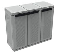 Ecocab 3 Armadietto Raccolta Differenziata 3 Vani 102x39x88,7 cm Organizza la