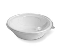 ECOCANNY, Ciotola Ecologica in Canna da Zucchero, 205mm, Biodegradabile e Compostabile, Ideale per Catering e Uso Quotidiano, 25 Pezzi