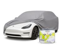 Ecocar - Telo Copriauto Invernale da Esterno - PVC, Impermeabile e Traspirante - Resistente al Calore, Ghiaccio e Umidità - Doppie Cuciture - Premium - (Auto, XL - 492x186x148 cm)