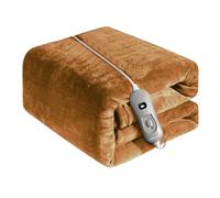 ECODE® Coperta Elettrica Matrimoniale Riscaldante Grande - Termocoperta e Caldo Plaid Termico Elettrico con Telecomando e Timer - Coperte Riscaldabili per Letto Divano o Ufficio 3 Livelli di Calore