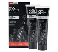 Ecodenta Dentifricio al carbone attivo Denti bianchi senza fluoro 2 confezioni I
