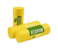 ecodrinks - Multipack 100 Sacchi Spazzatura per Differenziata - Resistenti ed Extra Forti - Grammatura Media - Buste Immondizia per Uso Domestico, Ufficio e Attività Commerciali - 50x60