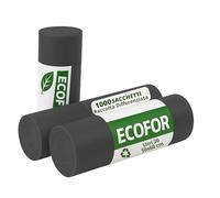 ecodrinks - Multipack 1000 Sacchi Spazzatura per Indifferenziata - Resistenti ed Extra Forti - Grammatura Media - Buste Immondizia per Uso Domestico, Ufficio e Attività Commerciali - 50x60