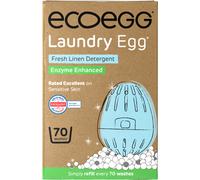 Ecoegg Laundry Egg Potenziato con Enzimi - 70 Lavaggi - Fresh Linen