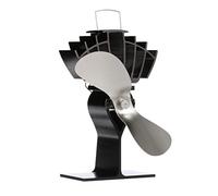 Ecofan 810EUKBX Ventola per Stufa a Legna alimentata a Calore, in Nichel, multilingue