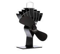 Ecofan 810EUXBX Ventola per Stufa a Legna alimentata a Calore, Nero, multilingue