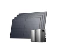 ECOFLOW 3,84 KWh STREAM Ultra e AC Pro con batterie di accumulo da 2000W | 100% compatibile con tutti i microinverter, 1.200 W uscita, espandibile a 11,52 kWh, modalità TOU e con AI