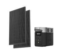 ECOFLOW - Centrale elettrica Delta 2, con pannello solare rigido, 2 x 100 W