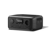 ECOFLOW Centrale elettrica portatile RIVER 3, batteria LFP da 245 Wh, uscita max 600 W, tempo di funz. doppio con GaN, UPS <20 ms, generatore solare 30% + compatto x esterni, camping, furgoni