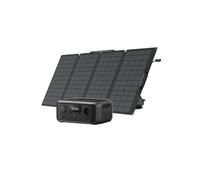 ECOFLOW Centrale elettrica portatile RIVER 3 con pannello da 110W, batteria LFP da 245Wh, uscita max 600W, tempo di funz. doppio con GaN, UPS <20 ms, generatore solare 30%+ compatto x esterni, camping