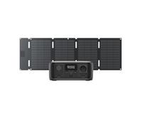 ECOFLOW Centrale elettrica portatile RIVER 3(gruppo di continuità 10 ms) con pannello da 45W,batteria LFP da 245 Wh,uscita max 600 W, tempo di funz. doppio con GaN,generatore solare x esterni, camping