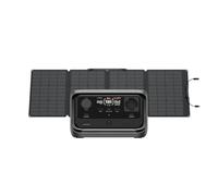 EcoFlow Centrale elettrica portatile RIVER 3 Plus con 110W pannello solare, batteria LFP 286Wh, uscita 1200W, autonomia 16 ore per apparecchi <100W, generatore solare per all’aperto, campeggio, RV