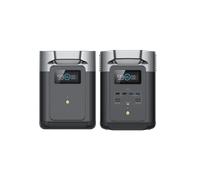 EcoFlow DELTA 2 + Batteria supplementare DELTA 2 Nero