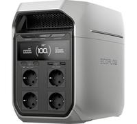 ECOFLOW EFDELTA3P-EU Delta 3 PLUS Powerstation 20 Ah LiFe Nero, Grigio Con rego